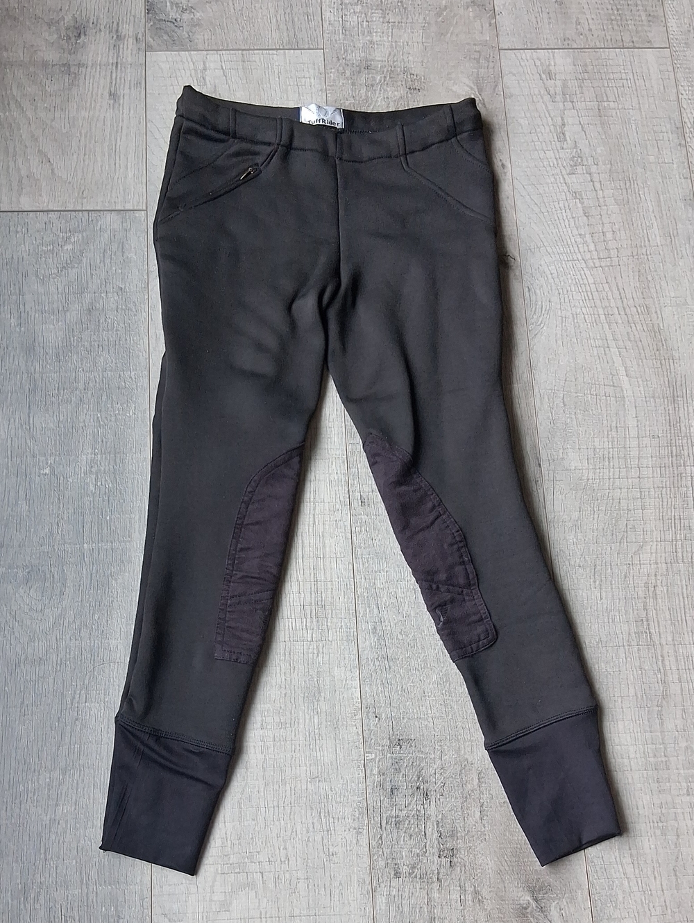 TuffRider Children’s 16 Unifleece Winter Riding Breeches Black